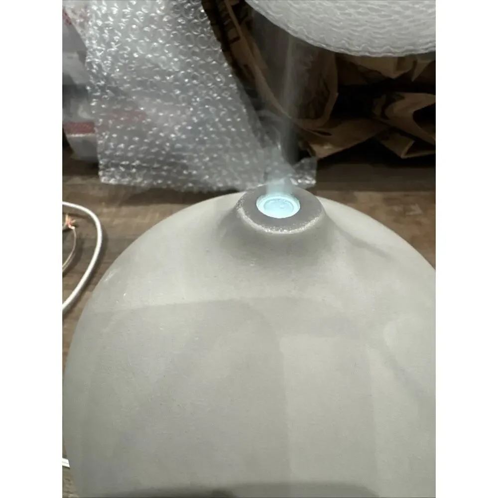 Saje Aroma Om Deluxe Stone Diffuser Wellness Purify Grey. Tested